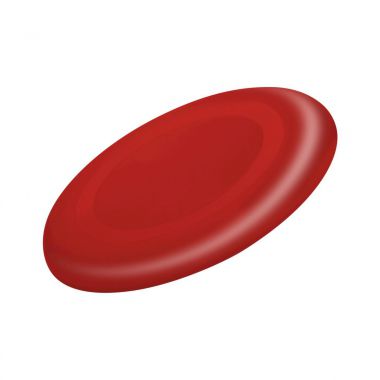 Rode Frisbee met logo | 23 cm