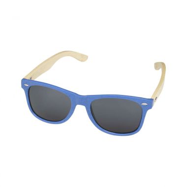 Blauwe Bamboe zonnebril | UV400