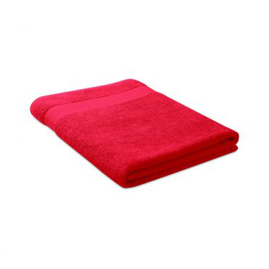 Rode Handdoek 180 x 100 cm | Organisch katoen